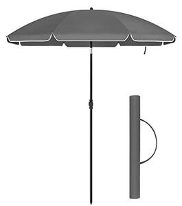 Ομπρέλα για βεράντα, Songmics, Γκρι, 160x206 cm