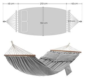 Αιώρα, Songmics, Γκρι, 210x150 cm