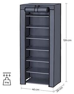 Παπουτσοθήκη, Songmics, Γκρι, 46x28x127 cm