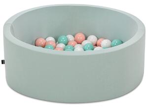 Πισίνα με μπαλάκια Bubble Pops v11 Μέντα 85x85x30 cm