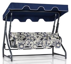 Διπλή Κούνια Κήπου Morus Saat, Πολύχρωμο, 170x165x110 cm