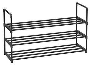 Παπουτσοθήκη, Songmics, Μαύρο, 92x30x55 cm