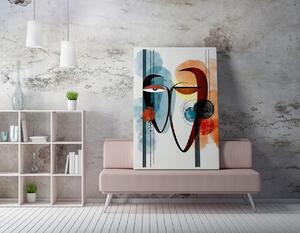 Πίνακας WY244 Πολύχρωμος 70x100x2 cm