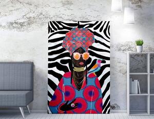 Πίνακας WY208 Πολύχρωμος 70x100x2 cm