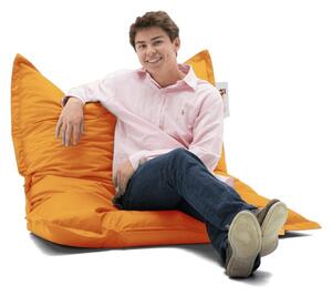 Πολυθρόνα Πουφ Κήπου Cushion Πορτοκαλί 100x100x20 cm