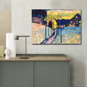 Πίνακας Rainbow Cascade Πολύχρωμος 70x100x3 cm