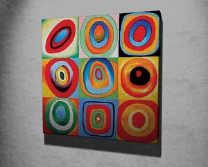 Πίνακας KC263 Πολύχρωμος 45x45 cm