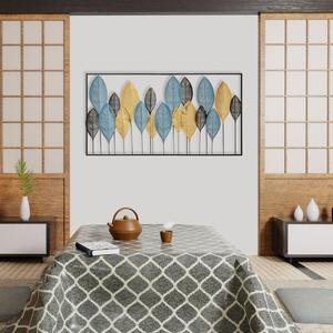 Μεταλλικός πίνακας Zevahir Πολύχρωμος 115x3x60 cm