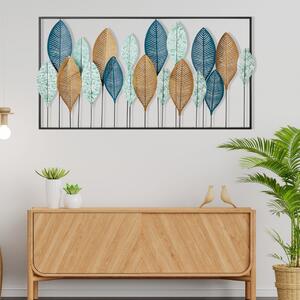 Μεταλλικός πίνακας Bilge Πολύχρωμος 115x3x60 cm