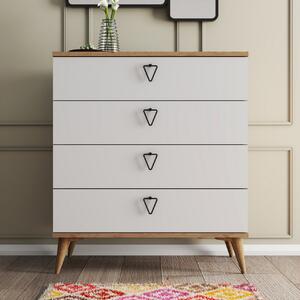 Ντουλάπα Versa Δρυς 80x90.8x45 cm