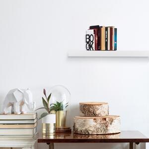 Ράφι τοίχου din μέταλλο Kitap Μαύρο 13.5x13x14 cm