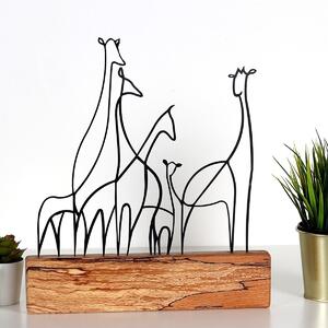 Διακοσμητικό αντικείμενο M Μαύρο 30x35x3.5 cm