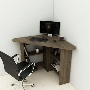 Γωνιακό γραφείο Corner Καρυδί 80x73.8x80 cm
