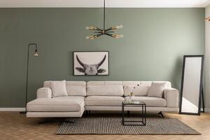 Modular Γωνιακός Καναπές Jivago Μπεζ 198x308x78 cm