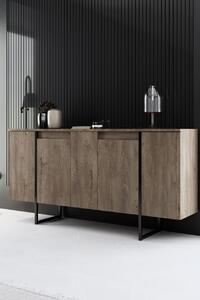 Κονσόλα Luxe Καρυδί 160x35x80 cm