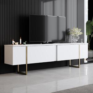 Έπιπλο TV Luxe Λευκό 180x30x50 cm