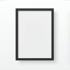 Κορνίζα Black Μαύρο 21x29.7 cm