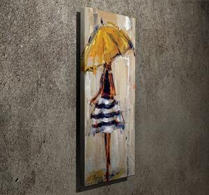 Πίνακας PC082 Πολύχρωμος 30x80x3 cm