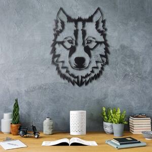 Μεταλλικός πίνακας Wolf Μαύρο 38x50 cm