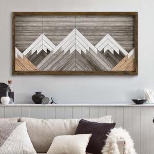 Πίνακας TAH035 Πολύχρωμος 120x60 cm