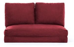 Αναδιπλούμενος καναπές 2 θέσεων Taida Καφέ 120x68x26 cm