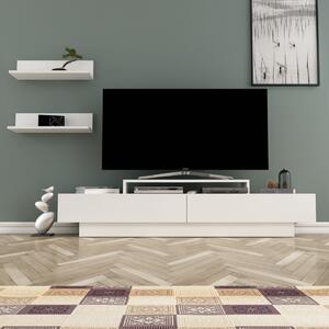 Έπιπλο TV Lucca Λευκό 180x40x31 cm