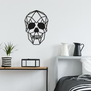 Μεταλλικός πίνακας Skull Μαύρο 35x50 cm