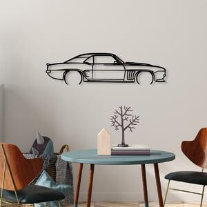 Μεταλλικός πίνακας Chevrolet Μαύρο 70x18 cm