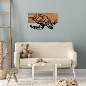 Πίνακας από ξύλο και μέταλλο Caretta Μαύρο 58x3x32 cm