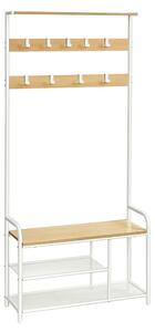 Κρεμάστρα Vasagle Λευκό 85x30x180.5 cm