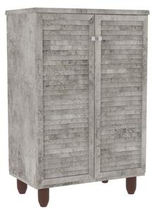 Παπουτσοθήκη SANTΟ 10 Ζευγάρια Ανθρακί antic 60x34.5x91.5cm