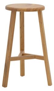 Σκαμπό μπαρ Fabrio ξύλο de ulm nuanta φυσικό 38x38x71 cm