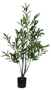 Διακοσμητικό φυτό Olive tree σε γλάστρα πράσινο πλαστικό PP H120 cm