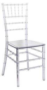 Καρέκλα κήπου Tiffany transparent PC 38.5x46x88 cm
