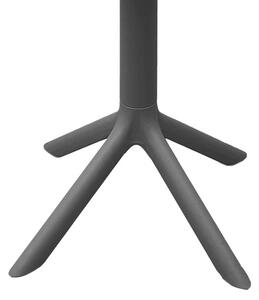 Τραπέζι κήπου Merkon πλαστικό PP Ανθρακί 60x60x75 cm
