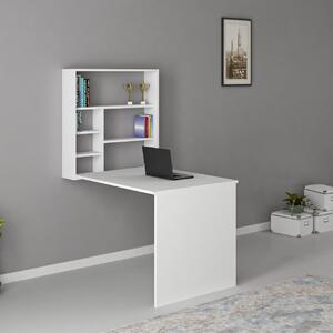 Επιτοίχιο γραφείο Sedir Λευκό 59x16x80.2 cm