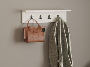 Κρεμαστή Κρεμάστρα Ayla Λευκό 60x14.5x16.3 cm
