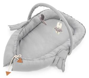 Βρεφικό κρεβατάκι Babynest Γκρι 110x70x12 cm