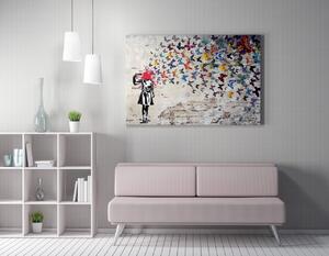 Πίνακας καμβά WY51 Πολύχρωμο 70x100 cm
