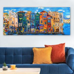 Πίνακας καμβά YTY233816548 Πολύχρωμο 50x120 cm