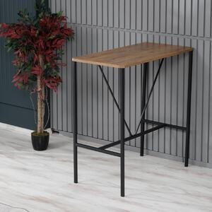Τραπέζι μπαρ Nordic Καρυδί 90x92x45 cm