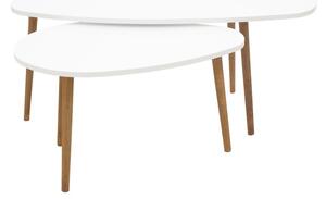 Τραπεζάκι σαλονιού Monty Pako World Λευκό 116x46x6 cm
