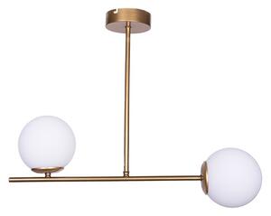 Φωτιστικό οροφής cu 2 lumini Opedro Pako World Χρυσό 60x30x40 cm