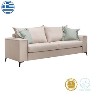Καναπές 3 θέσεων Verona 3 Pako World Κρεμ 225x93x100 cm