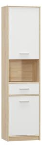 Ντουλάπι Κουζίνας Letto Pako World Δρυς 50.2x34.3x195 cm