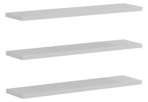 Σετ 3 ράφια τοίχου Divar Pako World Λευκό 60x14.5x1.8 cm