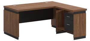 Αναστρέψιμο γραφείο Oscar Pako World Καρυδί 200x100x76 cm