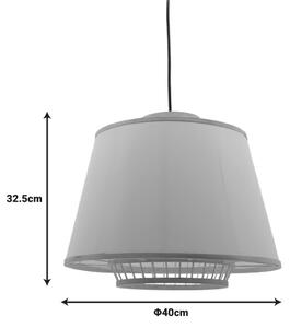 Φωτιστικό οροφής από μπαμπού Certy Boho Pako World Φυσικό 50x50x33 cm