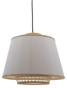 Φωτιστικό οροφής από μπαμπού Certy Boho Pako World Φυσικό 50x50x33 cm