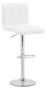 Σκαμπό μπαρ Remina Pako World Λευκό 44x44x112 cm